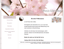 Tablet Screenshot of praxisklarsehen.ch